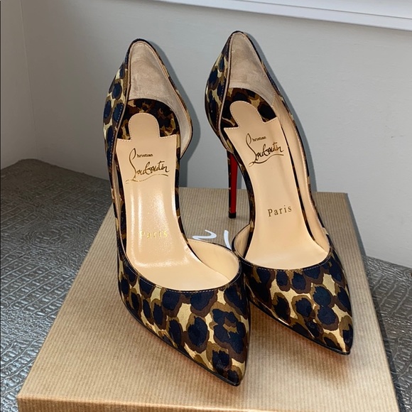 Louboutin Iriza 100 Soie Leo - Picture 4 of 6
